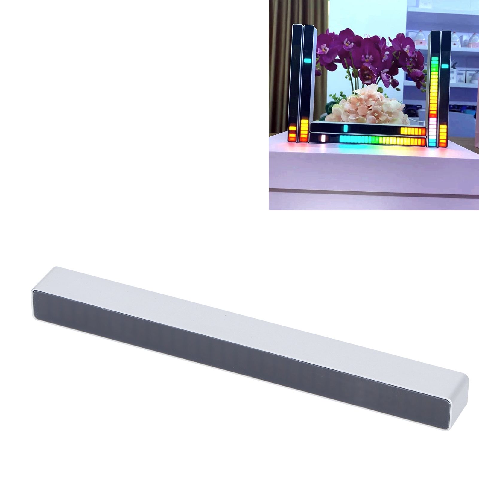 USB 32LED Colorful Light 18 Colors AGC Voice-Activated Ambient Lighting for view 11