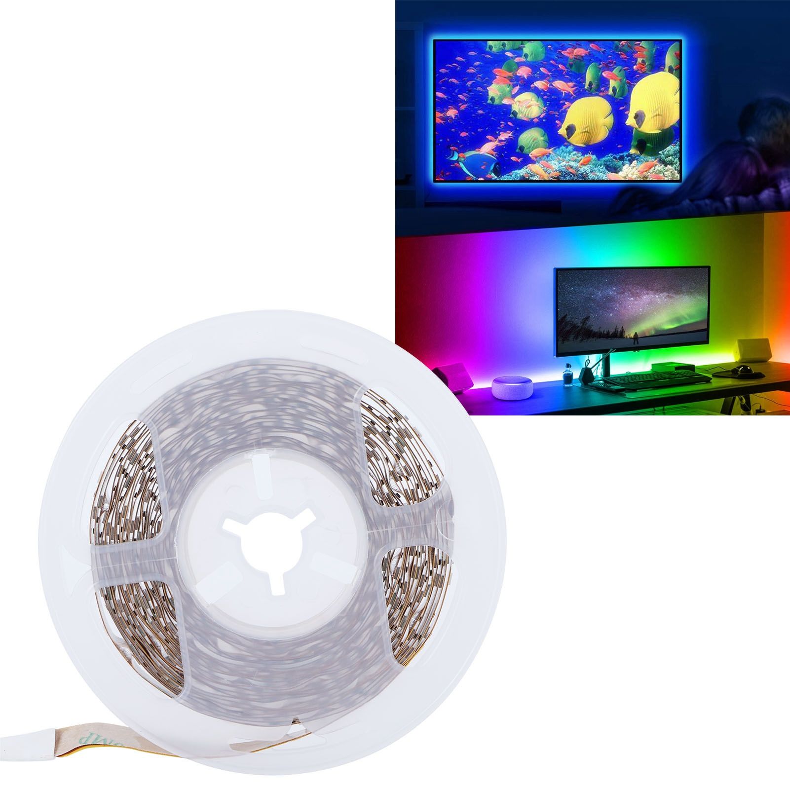 USB LED Strip Lights TV Light Background Lighting Party Bar KTV Mood Lamp Home view 11