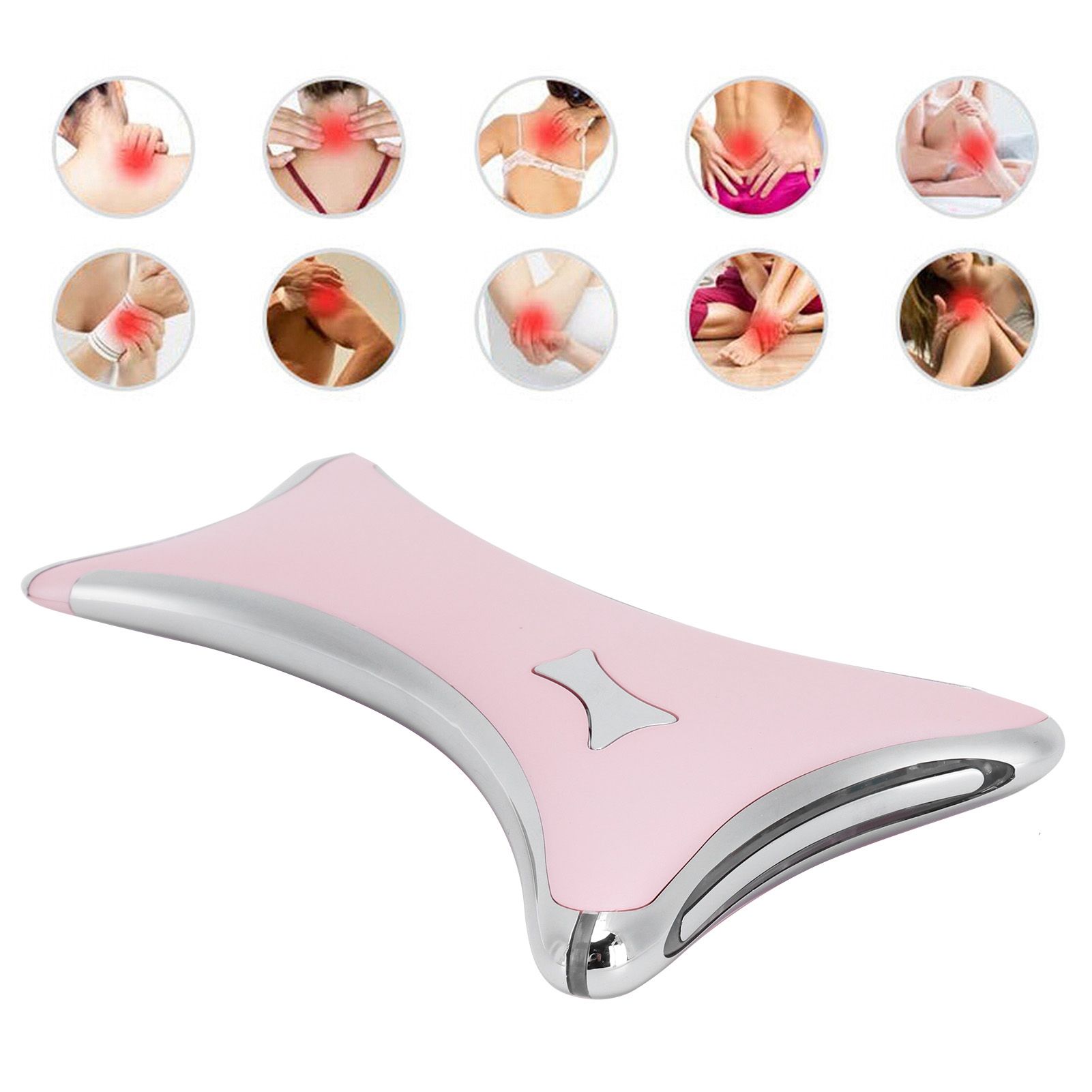 LED Electric Gua Sha Board USB Vibration Heating Scraping Massager Instrument view 12