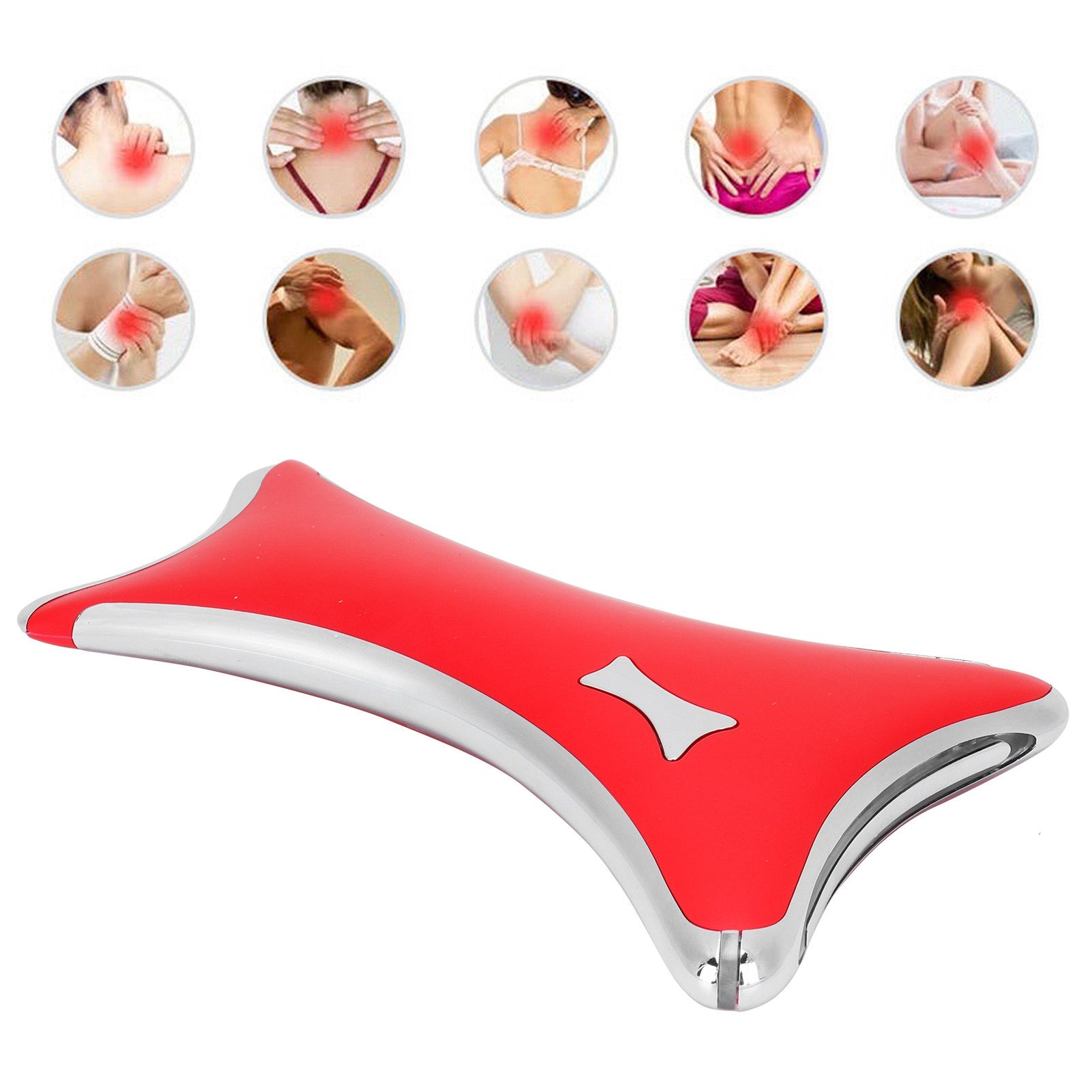 LED Electric Gua Sha Board USB Vibration Heating Scraping Massager Instrument view 12