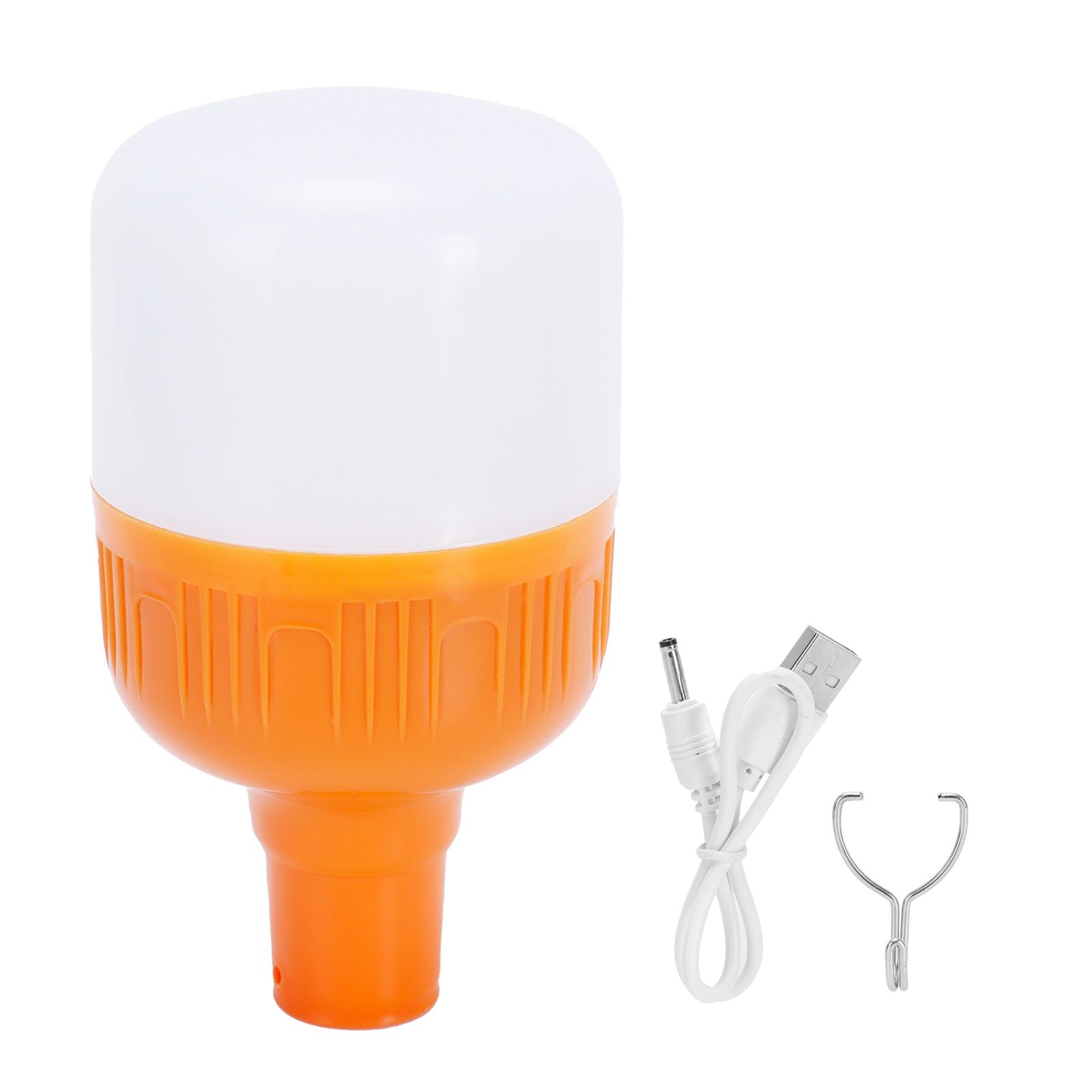 LED Emergency Light Bulb Portable USB Charging Lamp Bulb for Night Market