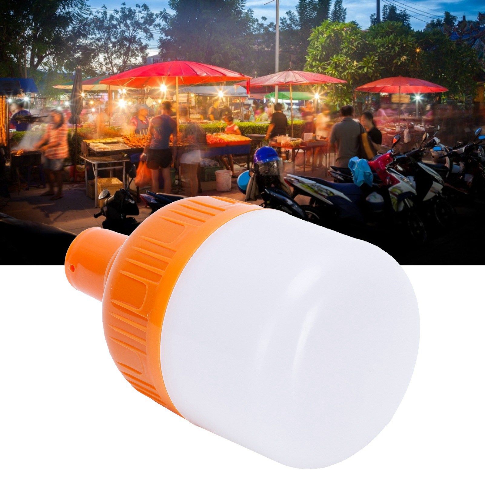 LED Emergency Light Bulb Portable USB Charging Lamp Bulb for Night Market view 11
