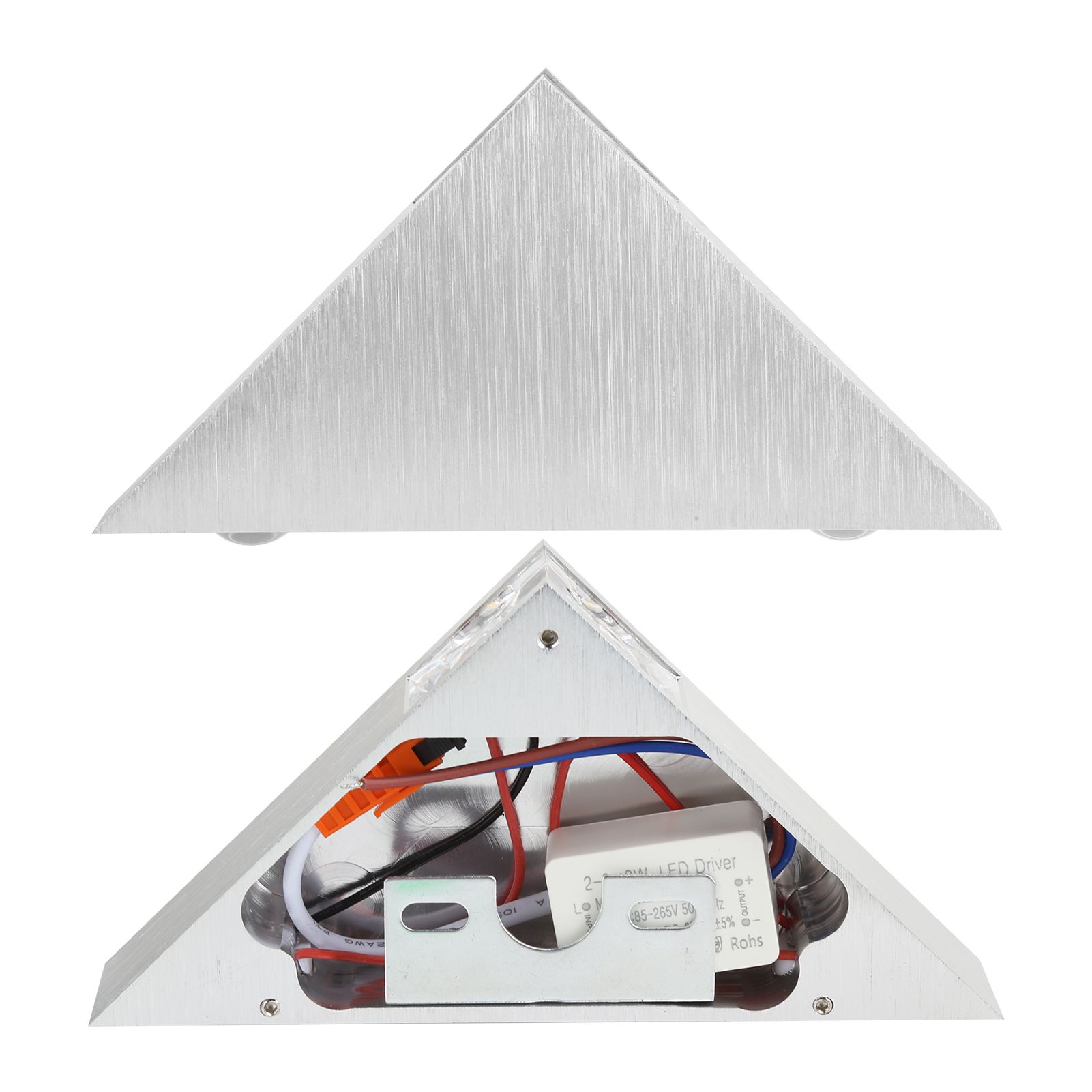 Triangular Wall Light LED Bedside Lamp for Corridor Background Wall 9W Warm view 10