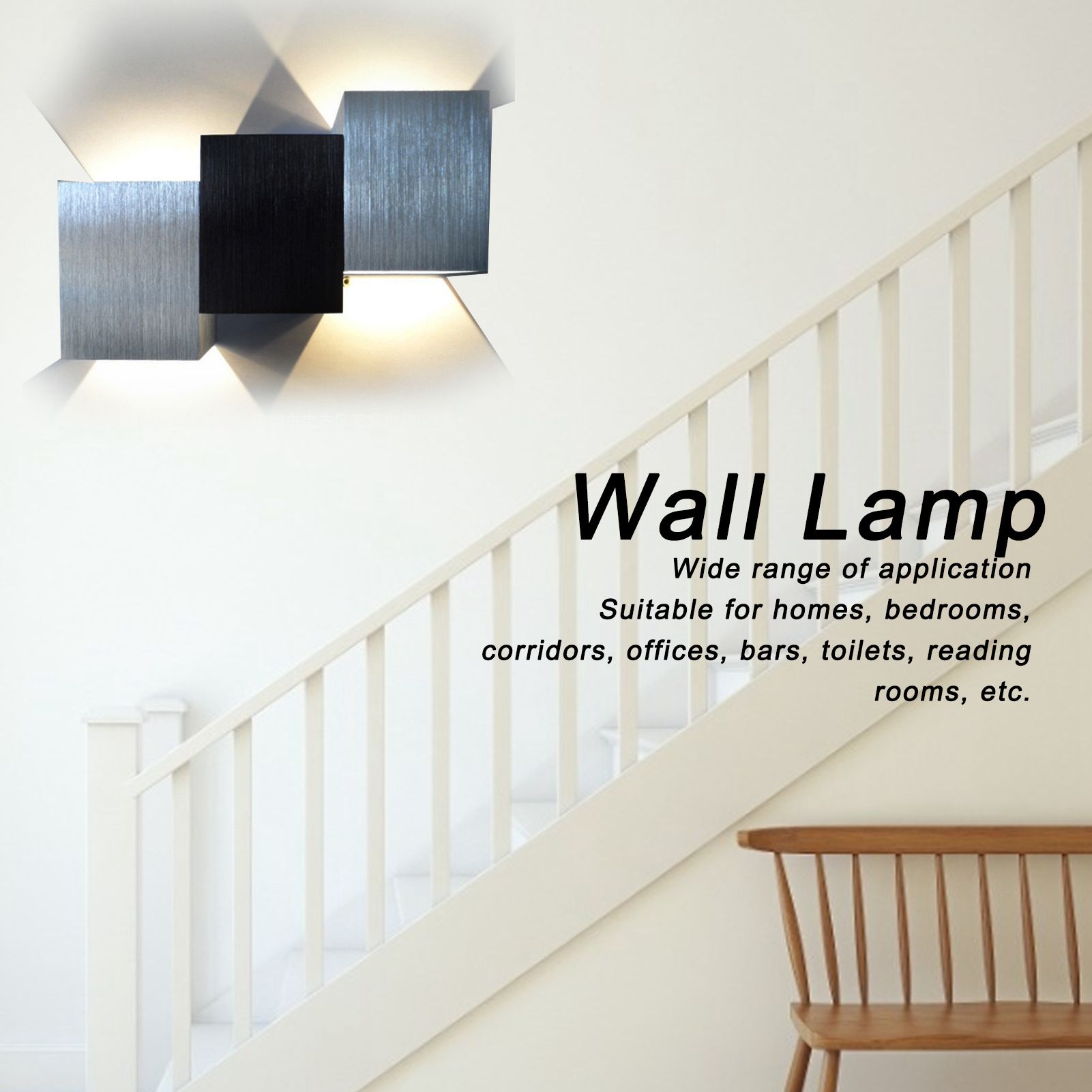 LED Wall Light Aluminum 6W Lamp for Bedroom Stairs Hallway KTV Hotel 85-265V view 14