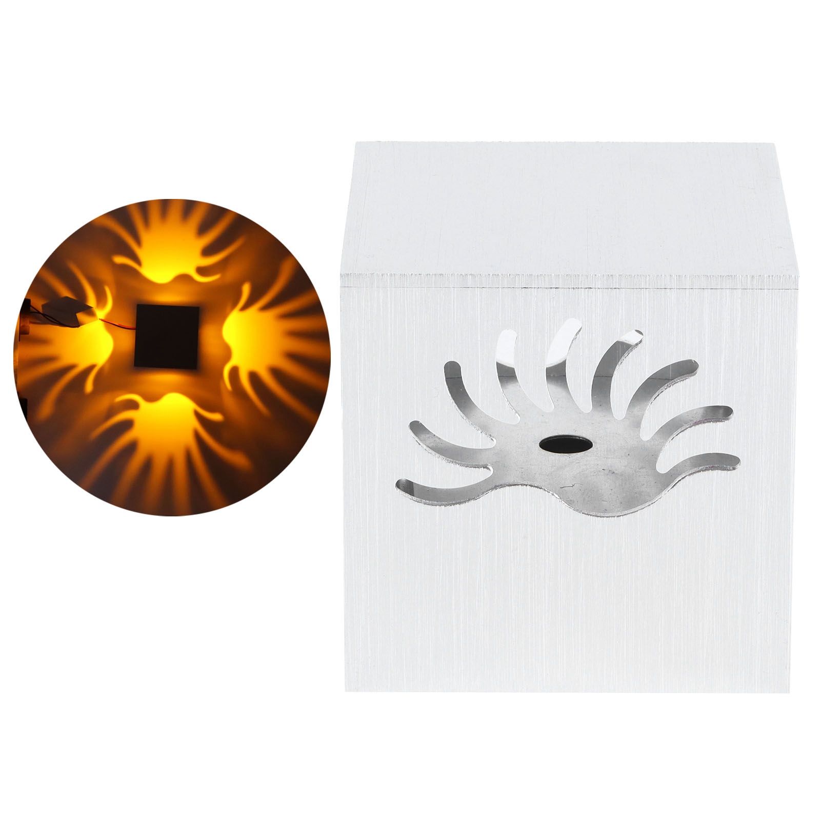 Square Wall Lamp Innovative LED Decorative Light for Living Room Corridor 3W view 11