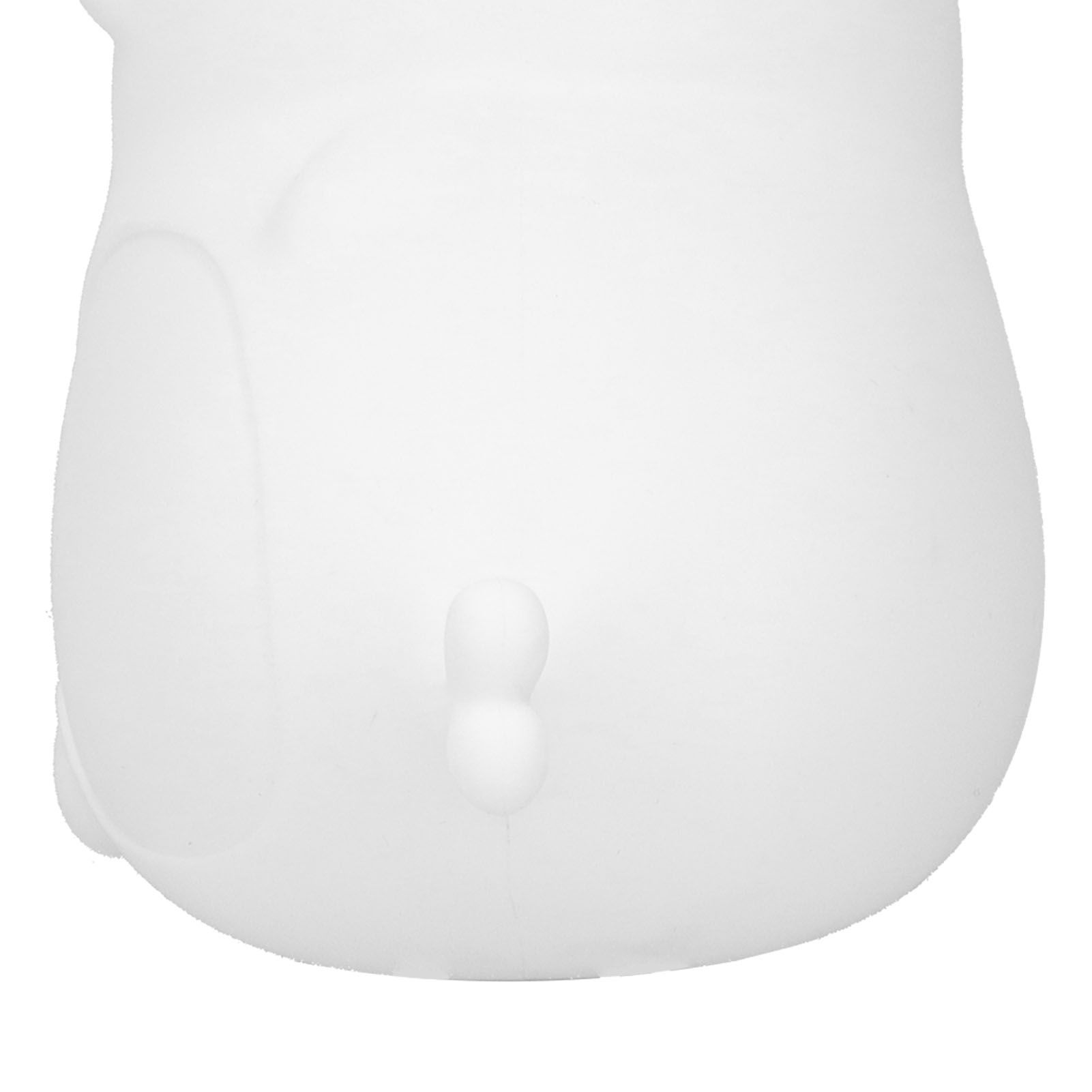 Silicone Bedside Lamp 1.3W Innovative USB Night Light with Colorful Lighting White view 15