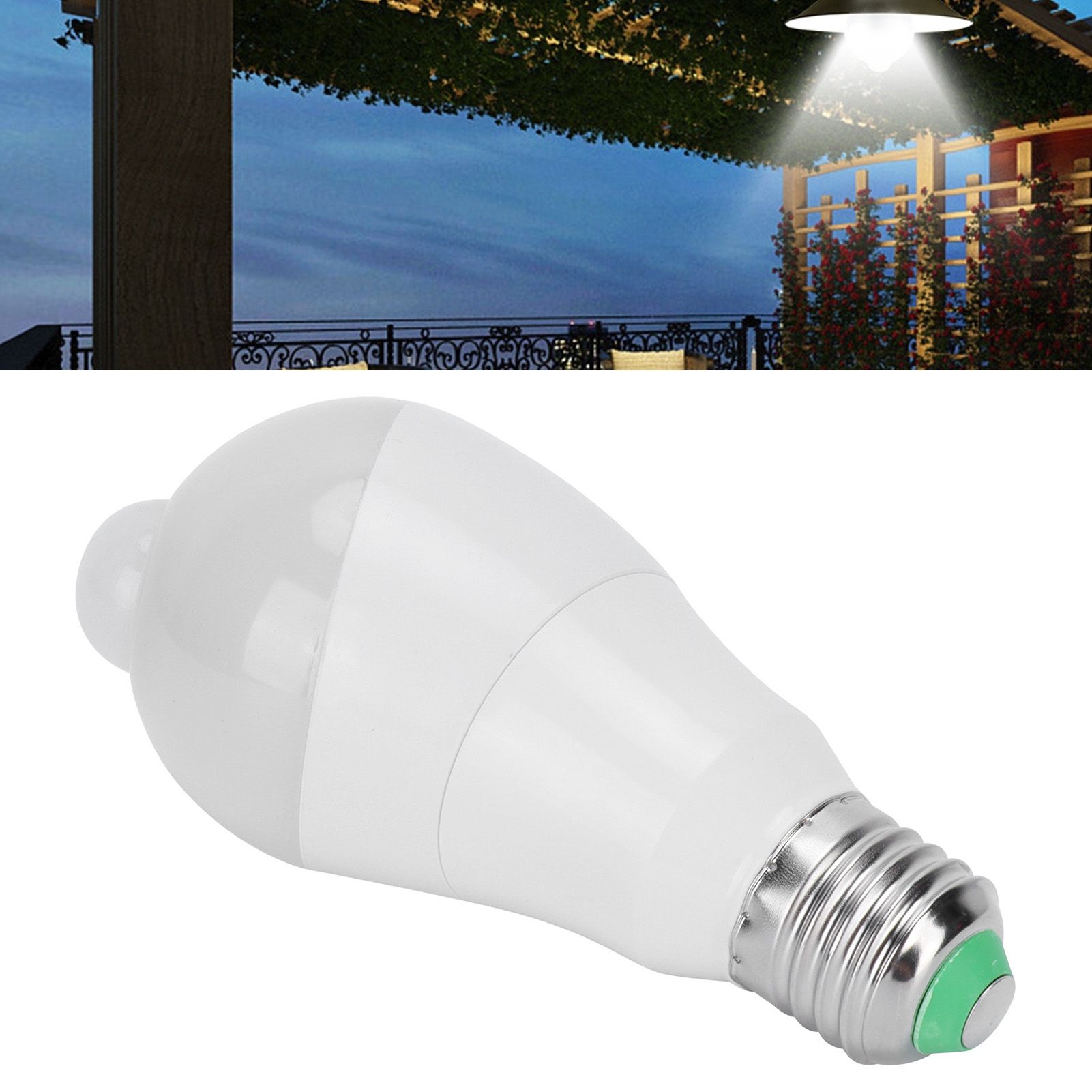 E27 Human Sensor Light Bulb 7W LED Induction Lamp for Corridor Balcony 85‑265V view 12