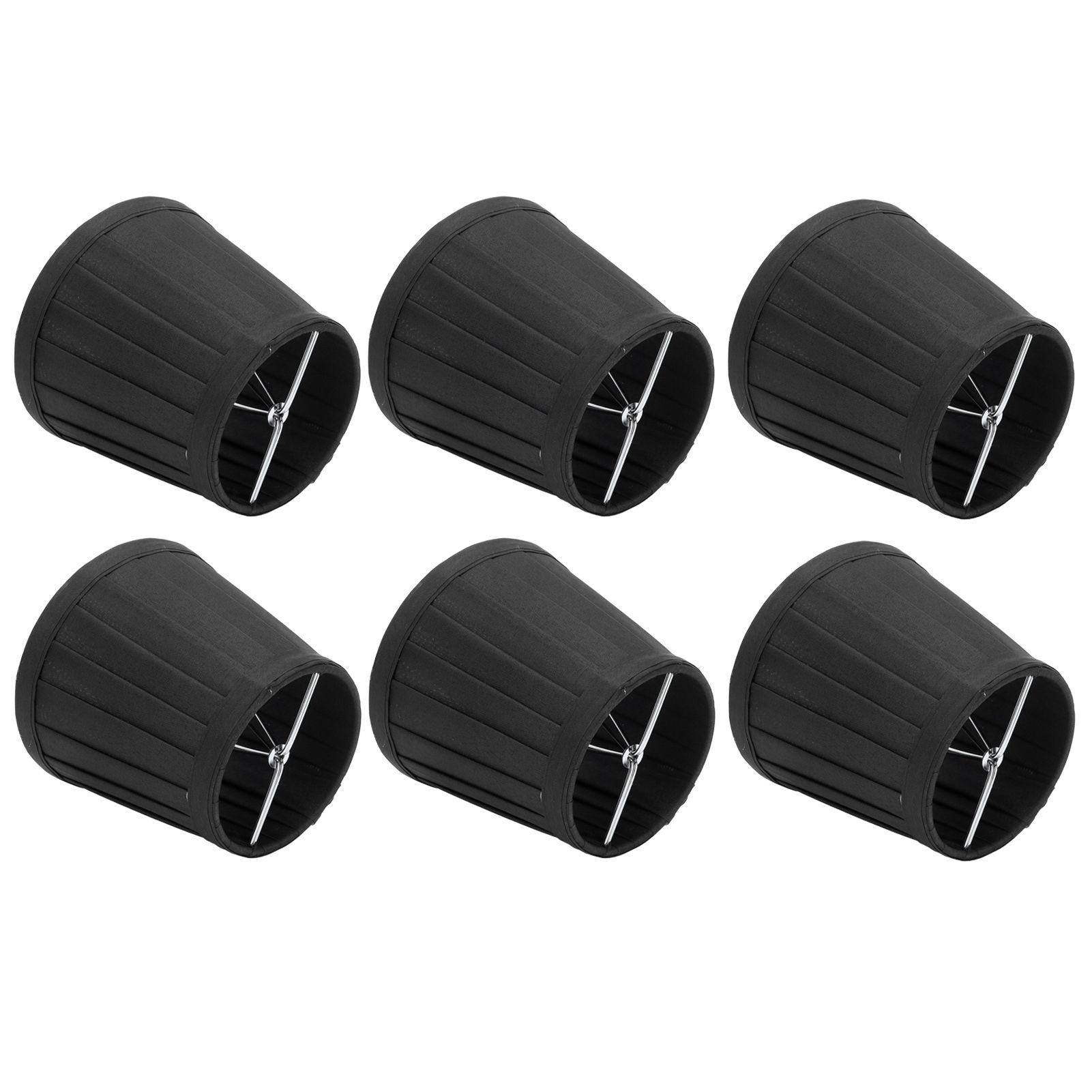 6PCS Modern Cloth Lampshade Chandelier Lamp Shades for E14 Wall Lamp Room Decor view 2