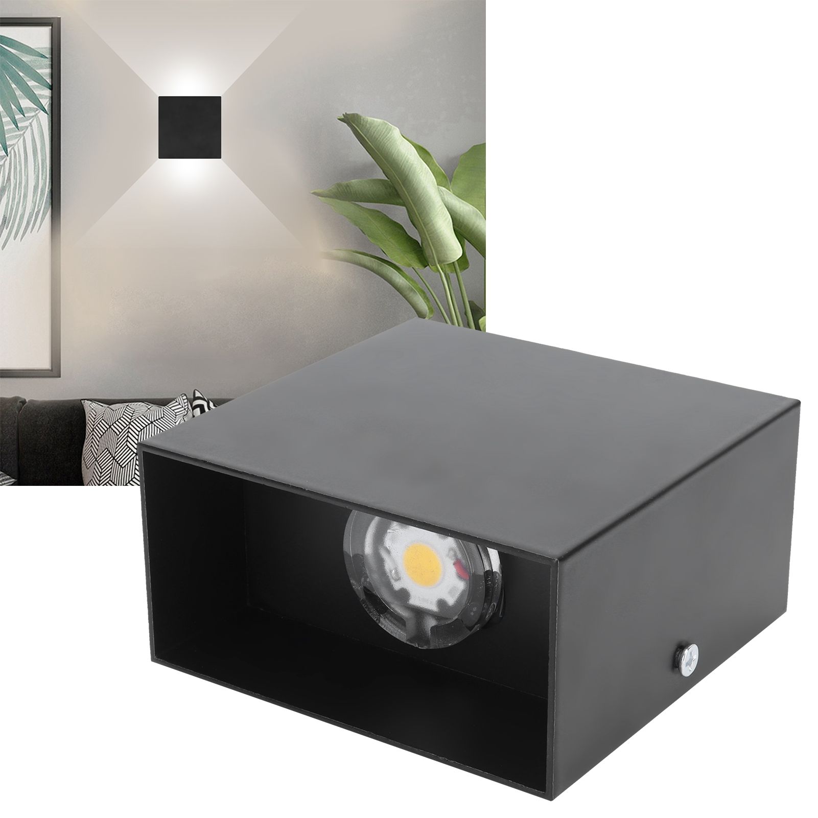 LED Wall Light 7W Indoor Square Lamp Bedroom Hallway Porch Balcony Decoration view 11