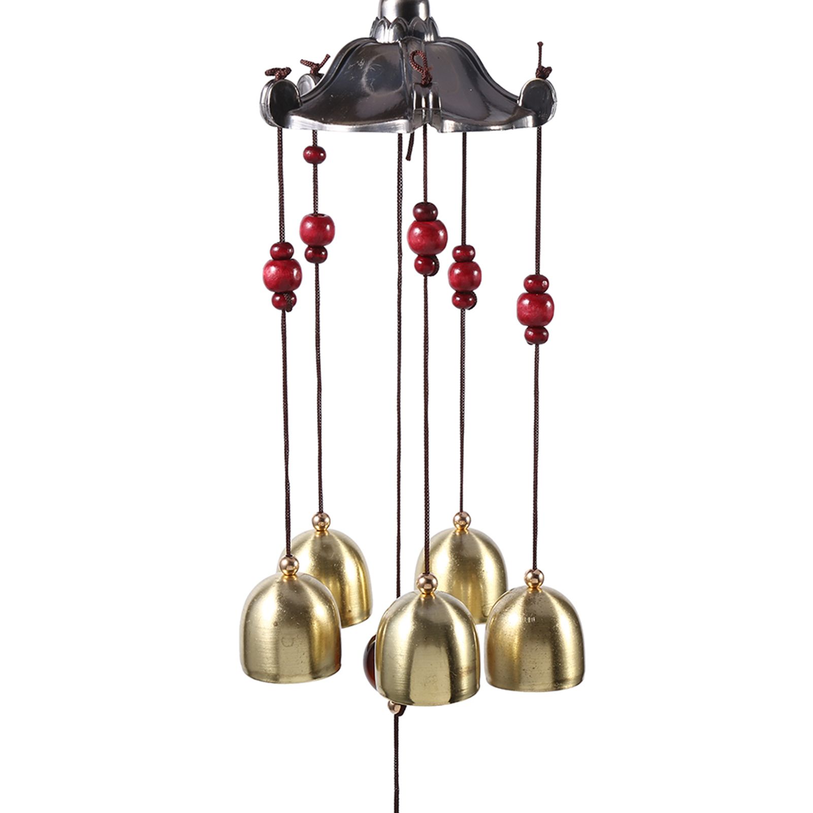 Best Wishes Lucky Metal Wind Chime Bell Outdoor Garden Classical Pavilion view 6