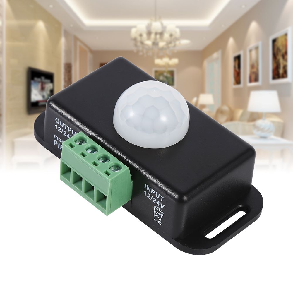 DC 12V/24V Body Security Infrared PIR Motion Sensor Detector Switch for LED view 10