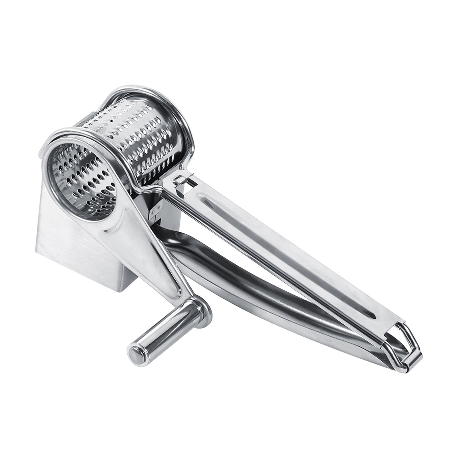 Multifunctional Kitchen Craft Rotary Stainless Steel Cheese Grater 1 Drums view 4
