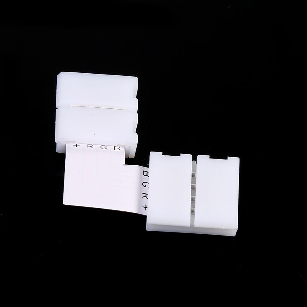 5Pcs L Shape 4pin 10mm Solderless Corner Connectors Adapters For RGB 5050 LED view 7