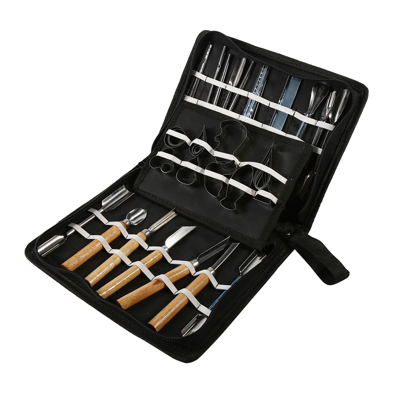 1 Set 46Pcs Carving Tools Kit Portable Vegetable Fruit Food Chisel Kitchen view 2