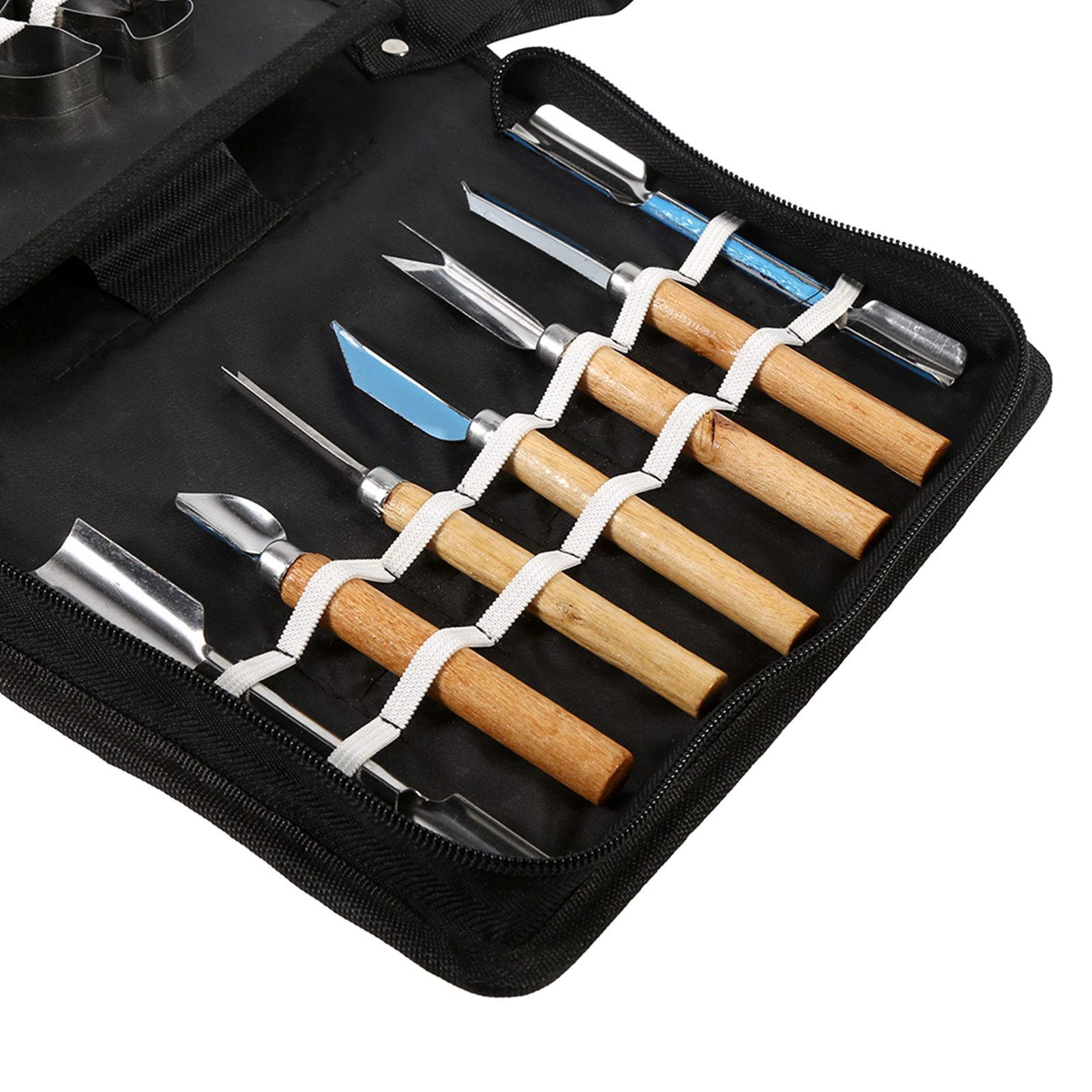 1 Set 46Pcs Carving Tools Kit Portable Vegetable Fruit Food Chisel Kitchen view 13