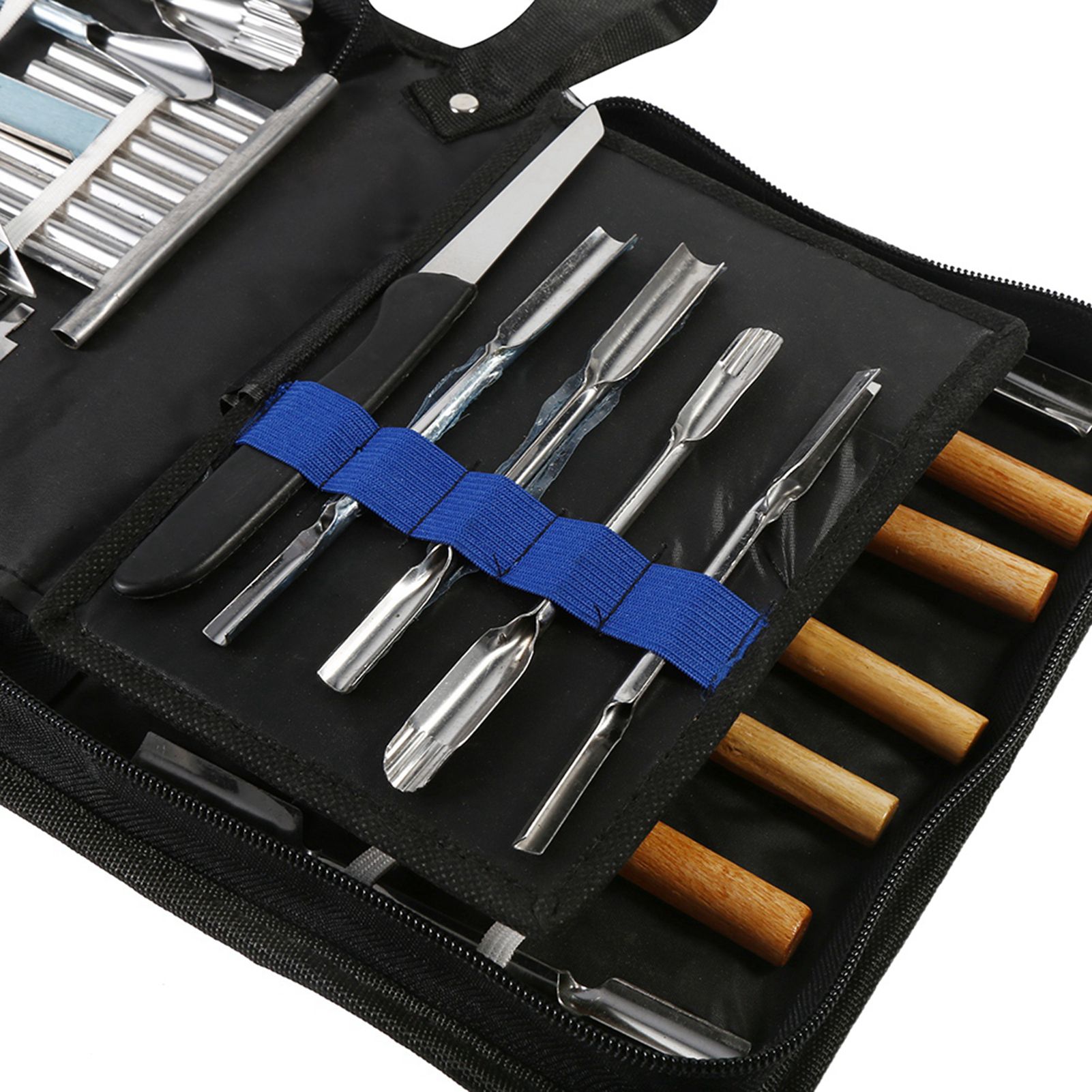 1 Set 46Pcs Carving Tools Kit Portable Vegetable Fruit Food Chisel Kitchen view 15