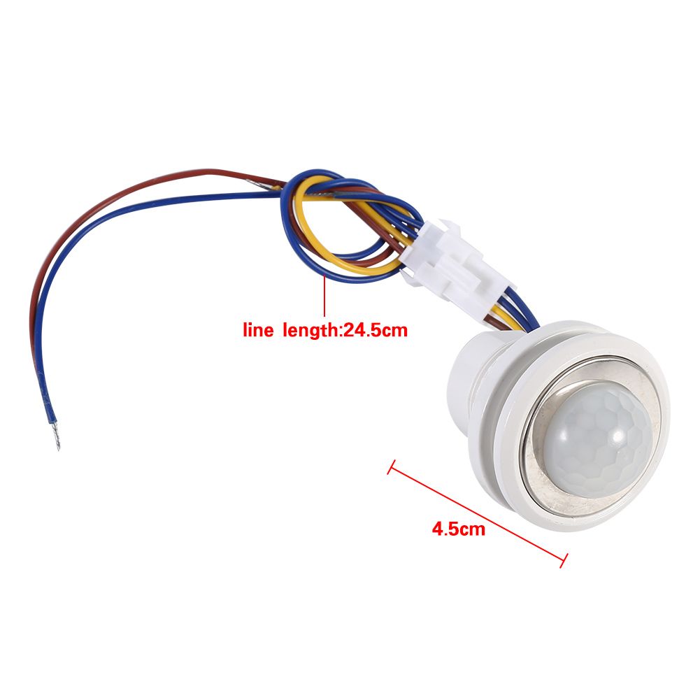 1PC Automatic Infrared Ray Motion Sensor LED Lamp Home Wall Ceiling Mounted view 9