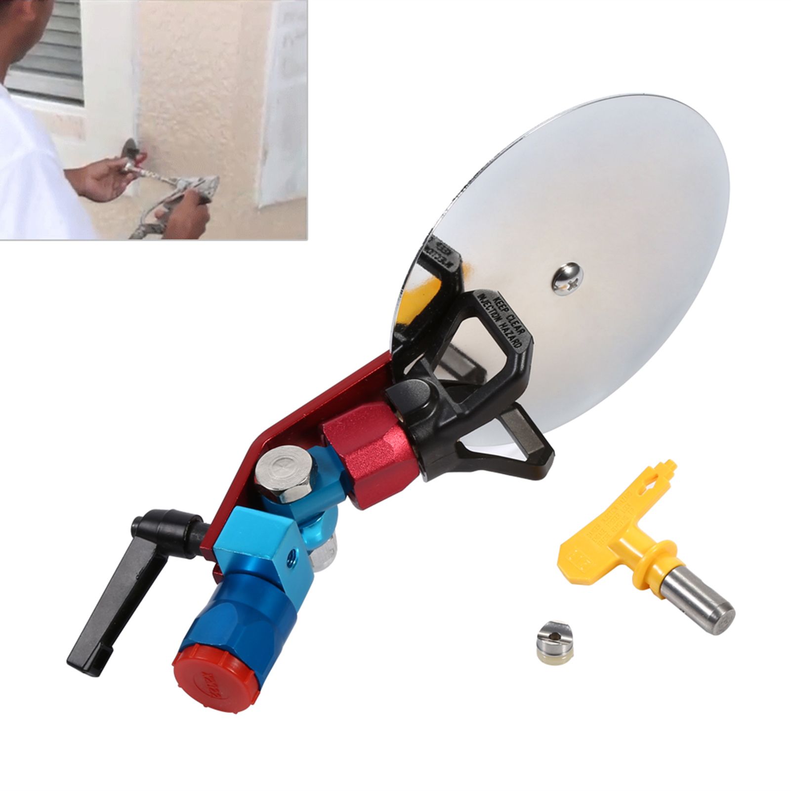 Universal Spray Guide Accessory Tool With 315 Airless Paint Nozzle 7/8 Inch Useful view 12