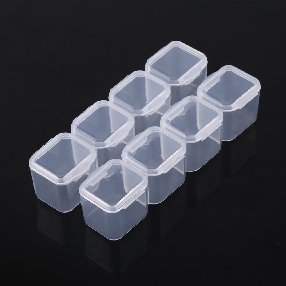 Clear Plastic 28 Slots Adjustable Tablet Medicine Pill Jewelry Storage view 3
