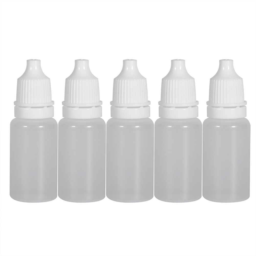 50PCS 10ml Volume Empty Plastic Squeezable Bottles Eye Liquid Container Dropper view 3