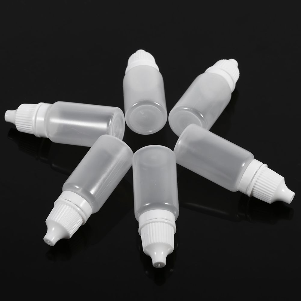 50PCS 10ml Volume Empty Plastic Squeezable Bottles Eye Liquid Container Dropper view 6
