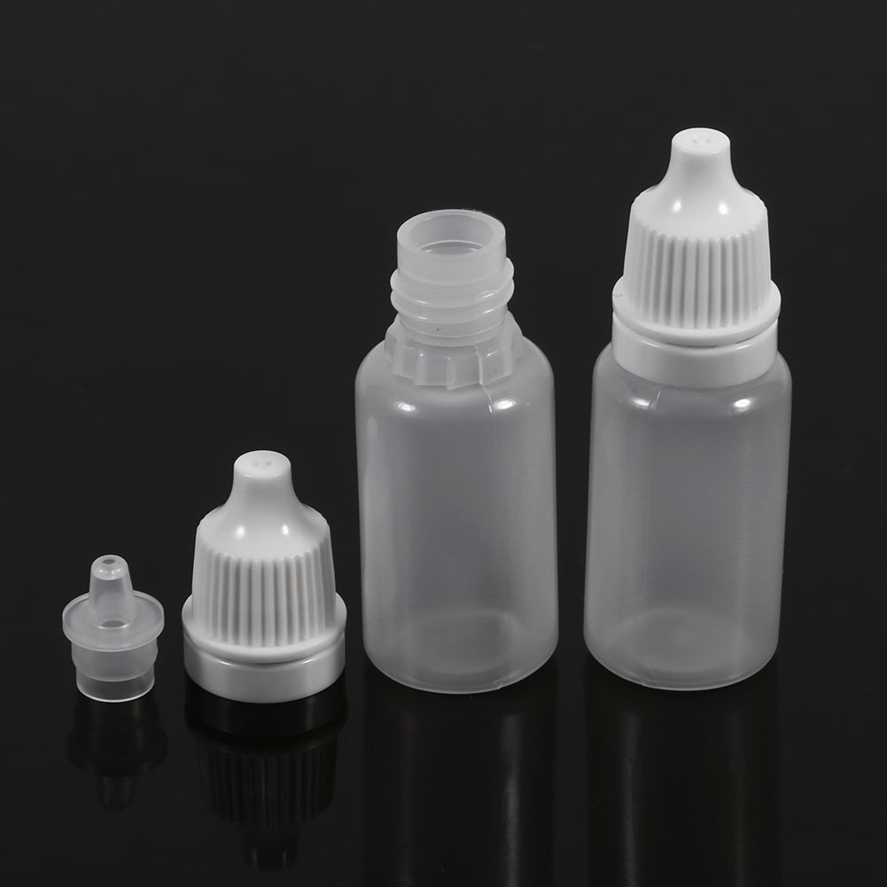 50PCS 10ml Volume Empty Plastic Squeezable Bottles Eye Liquid Container Dropper view 9