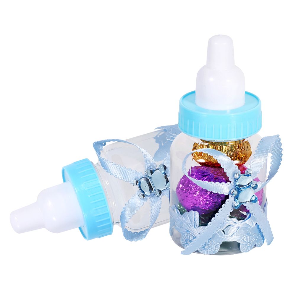 50Pcs Candy Chocolate Bottles Box For Baby Shower Party Favors Gifts view 12