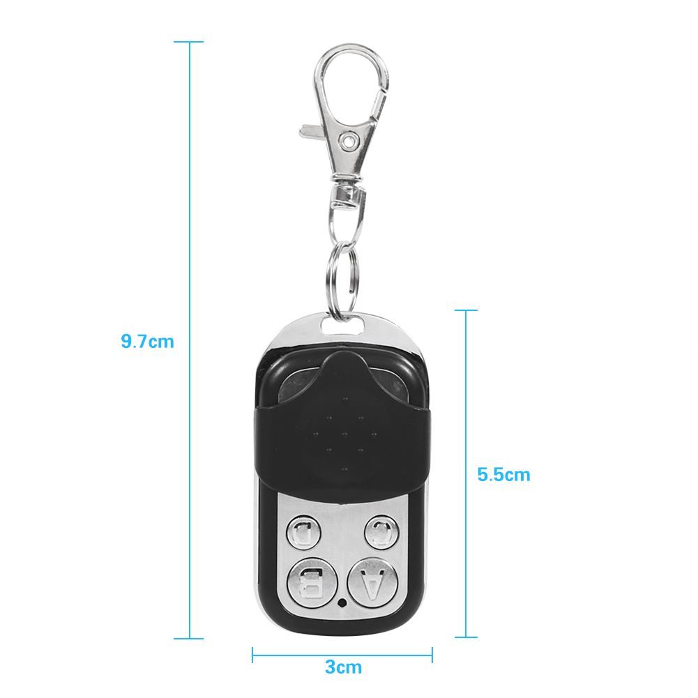 Universal Cloning Wireless Alarm Remote Control Key Fob for Car Garage Door view 10