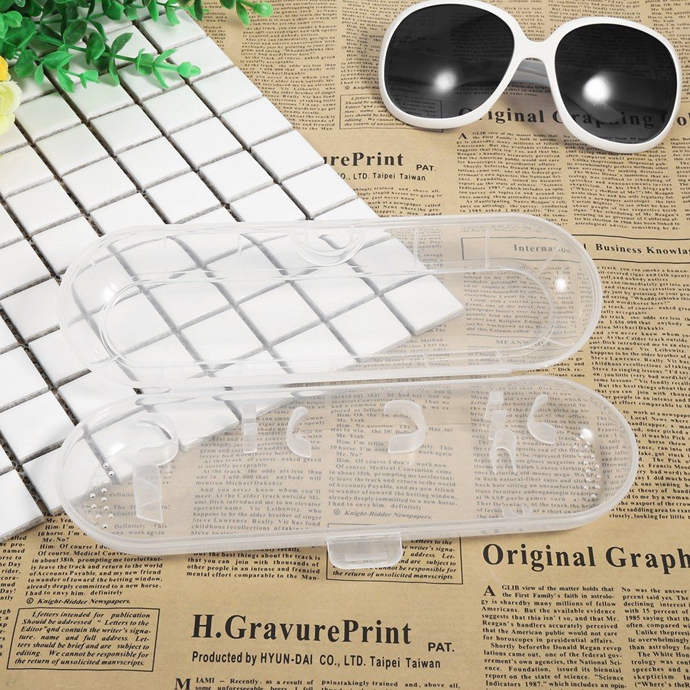 Plastic Electric Toothbrush Storage Organizer Box Case Holder Bathroom Travel view 2