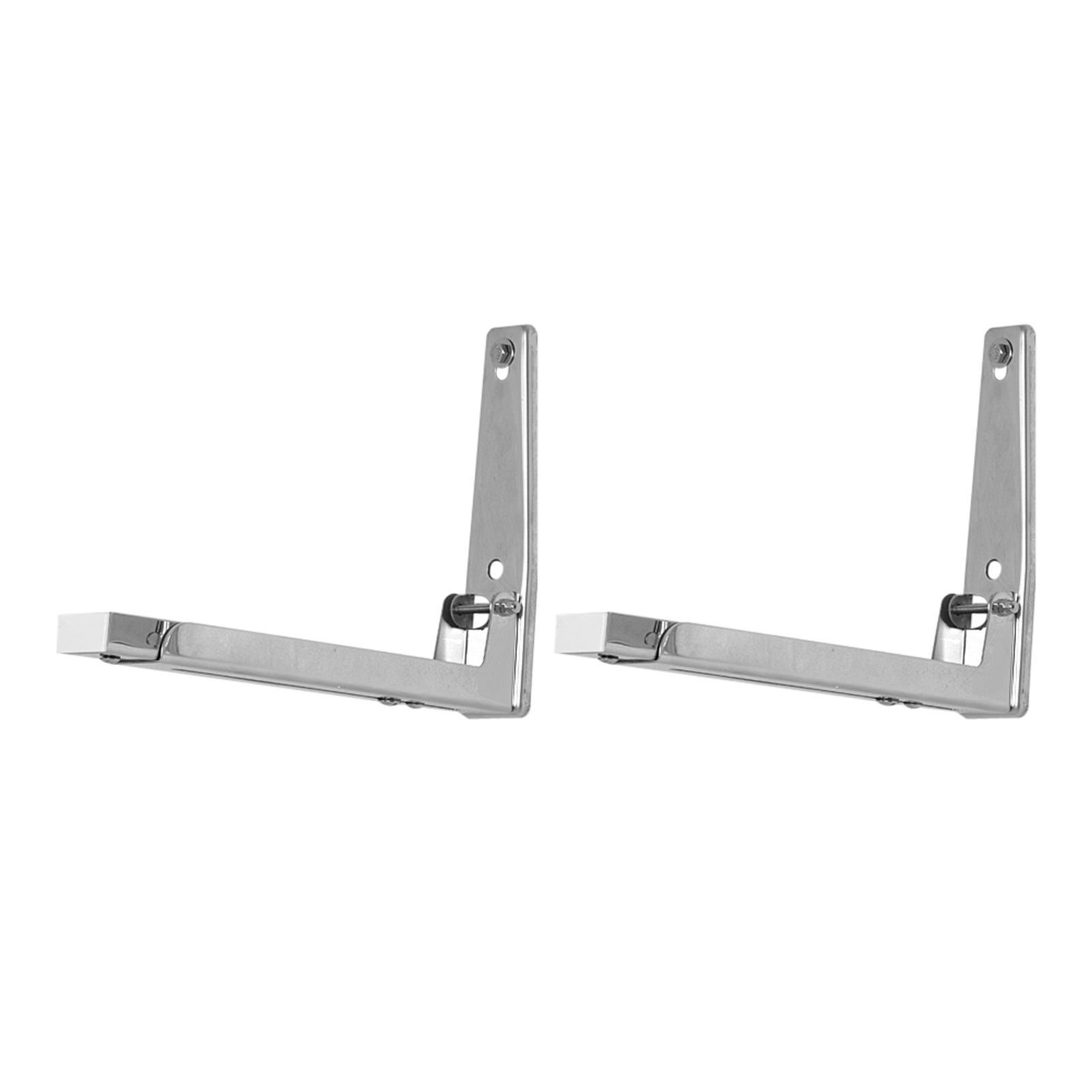 2x Kitchen Stainless Steel Microwave Oven Bracket Sturdy Foldable Stretch Wall view 4