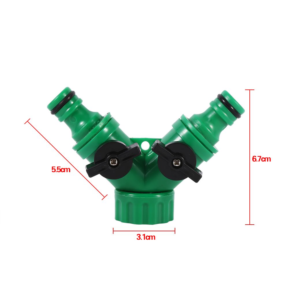 1Pcs 3‑Way Adapter Y Connector Adaptor Switch Garden Watering Drip Irrigation view 10