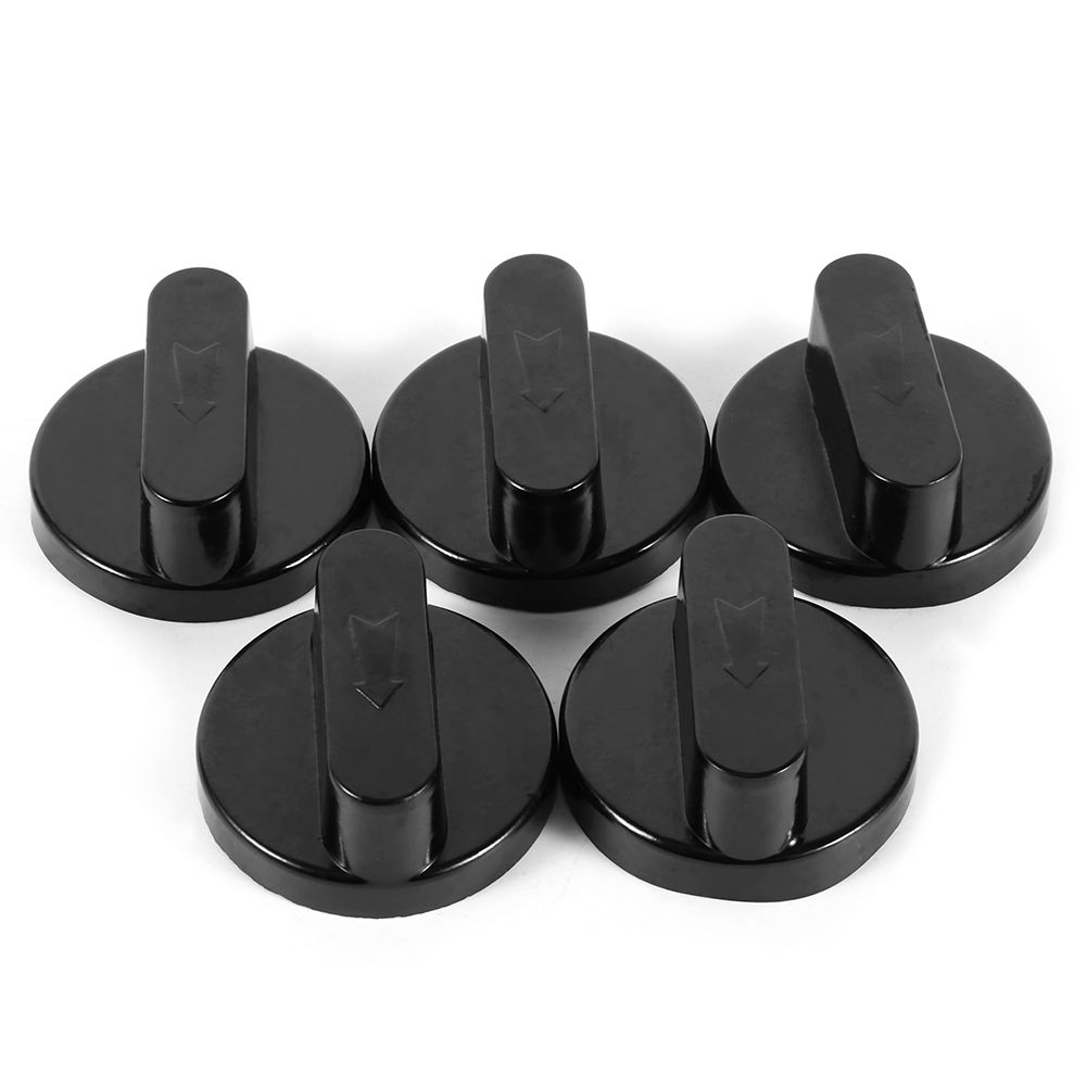 5Pcs New Black Universal Cooker Oven Gas Stove Grill Control Knobs Switch Home view 2