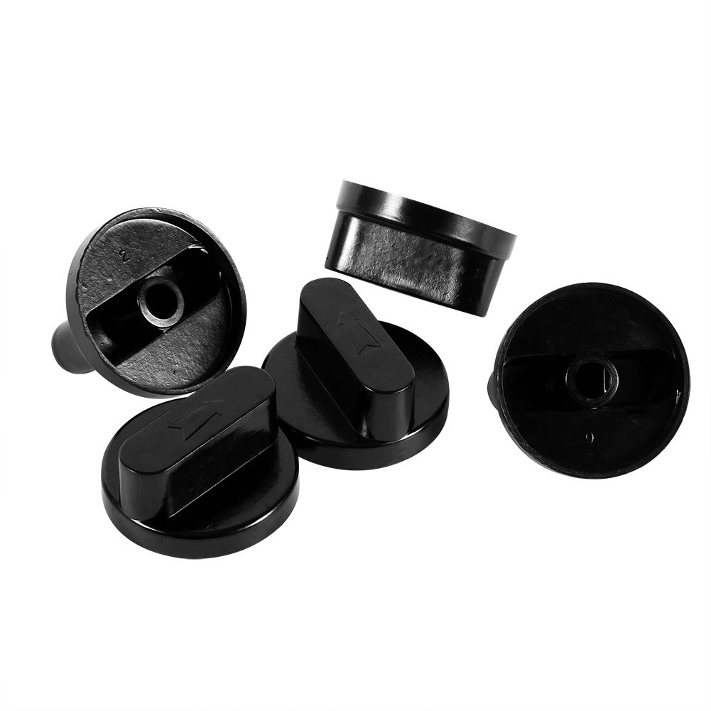 5Pcs New Black Universal Cooker Oven Gas Stove Grill Control Knobs Switch Home view 3