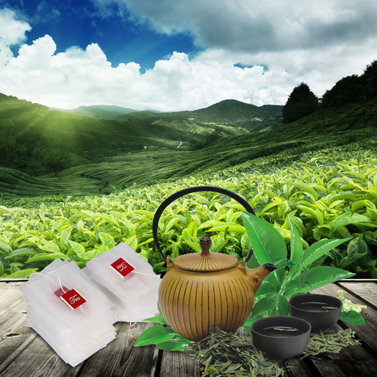 100Pcs New Style Nylon Empty Tea Infuser Herb Spice Filter Strainer Bags With view 12