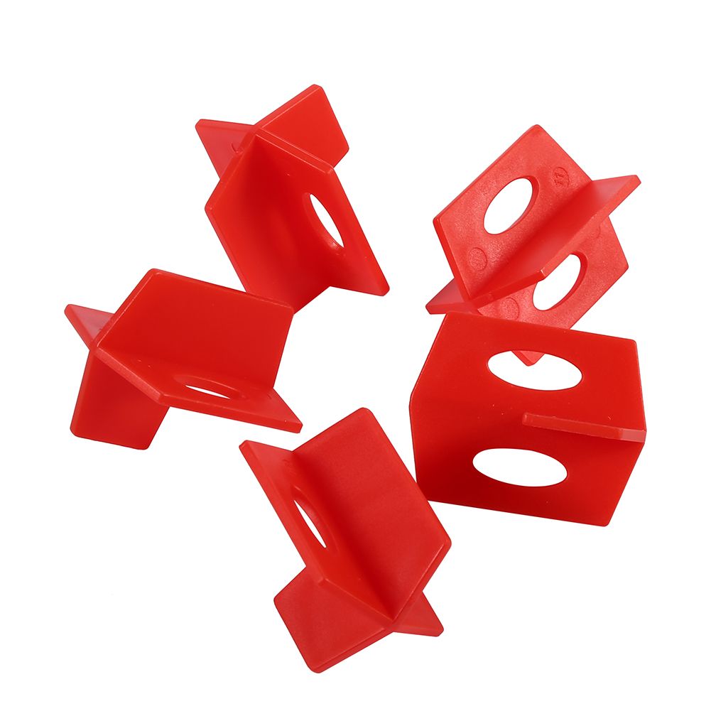 50Pcs 1/16'' Tile Leveling System Red 3 Side Spacer Cross And T Shape Ceramic view 3