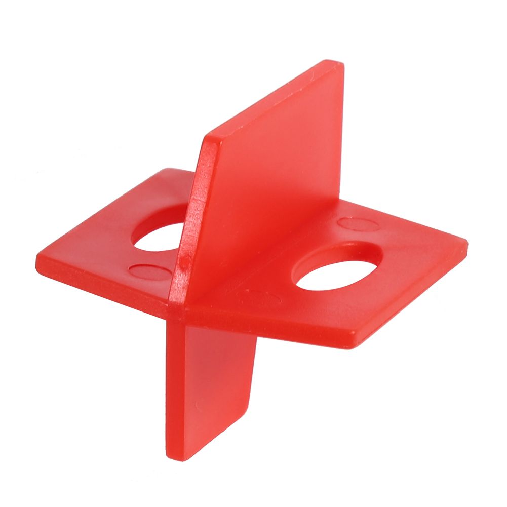 50Pcs 1/16'' Tile Leveling System Red 3 Side Spacer Cross And T Shape Ceramic view 5
