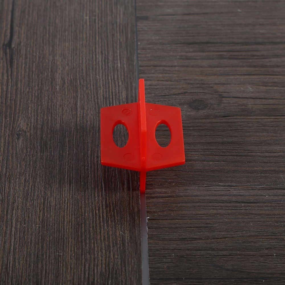 50Pcs 1/16'' Tile Leveling System Red 3 Side Spacer Cross And T Shape Ceramic view 7