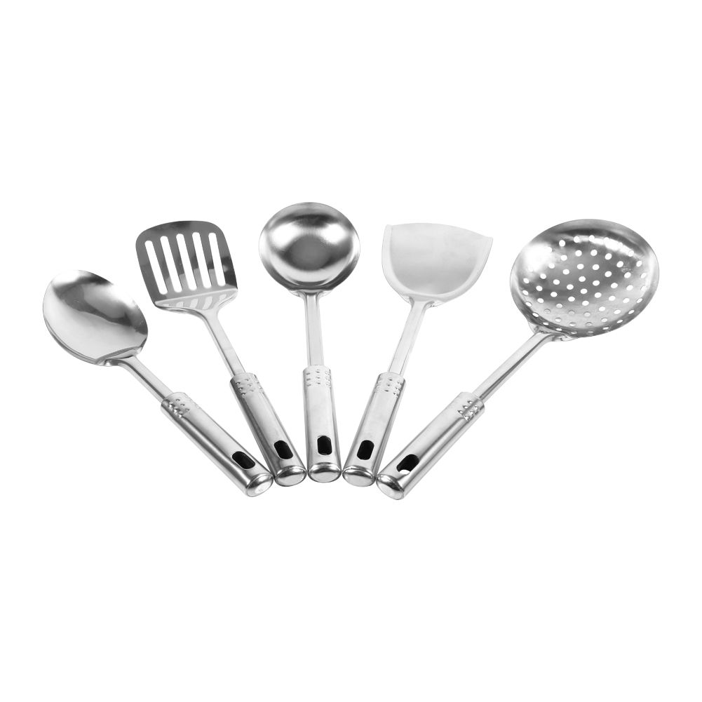 5Pcs Multi functional Kitchen Utensil Set Stainless Steel Spoons Shovel view 3