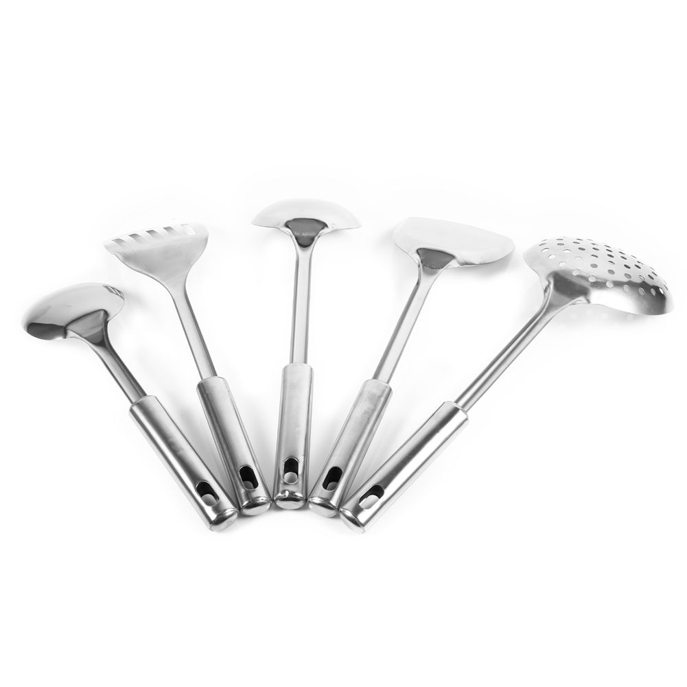5Pcs Multi functional Kitchen Utensil Set Stainless Steel Spoons Shovel view 4