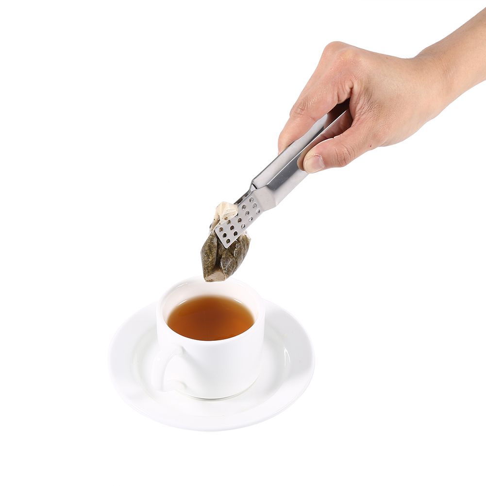 Stainless Steel Kitchen Clamp Tong Tea Bag Tong Food Clamp Cooking Tool view 6