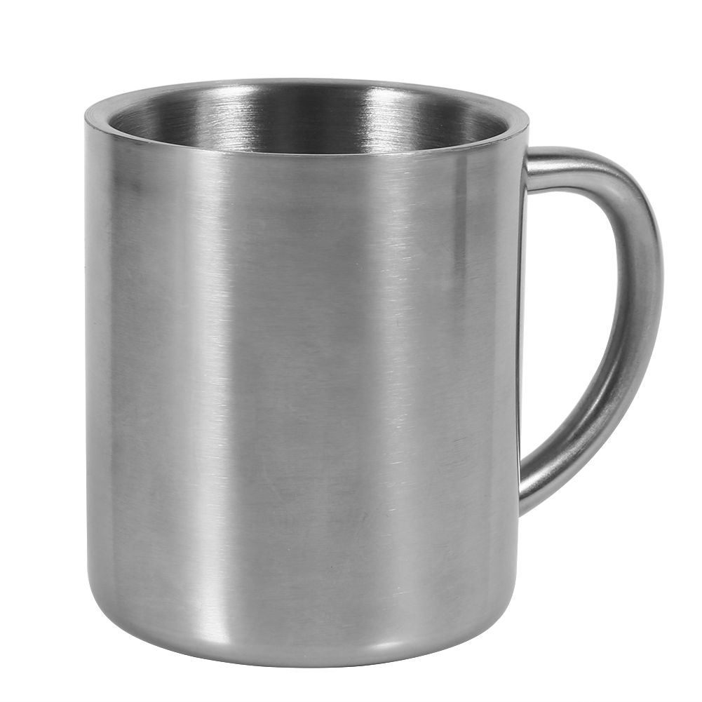 Portable Student Stainless Steel Double Wall Mug Travel Camping Coffee Tea view 2