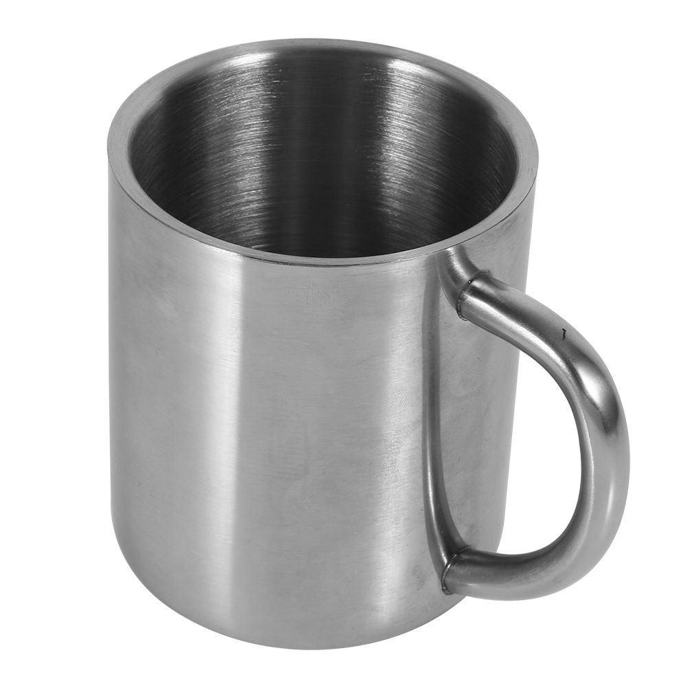 Portable Student Stainless Steel Double Wall Mug Travel Camping Coffee Tea view 3