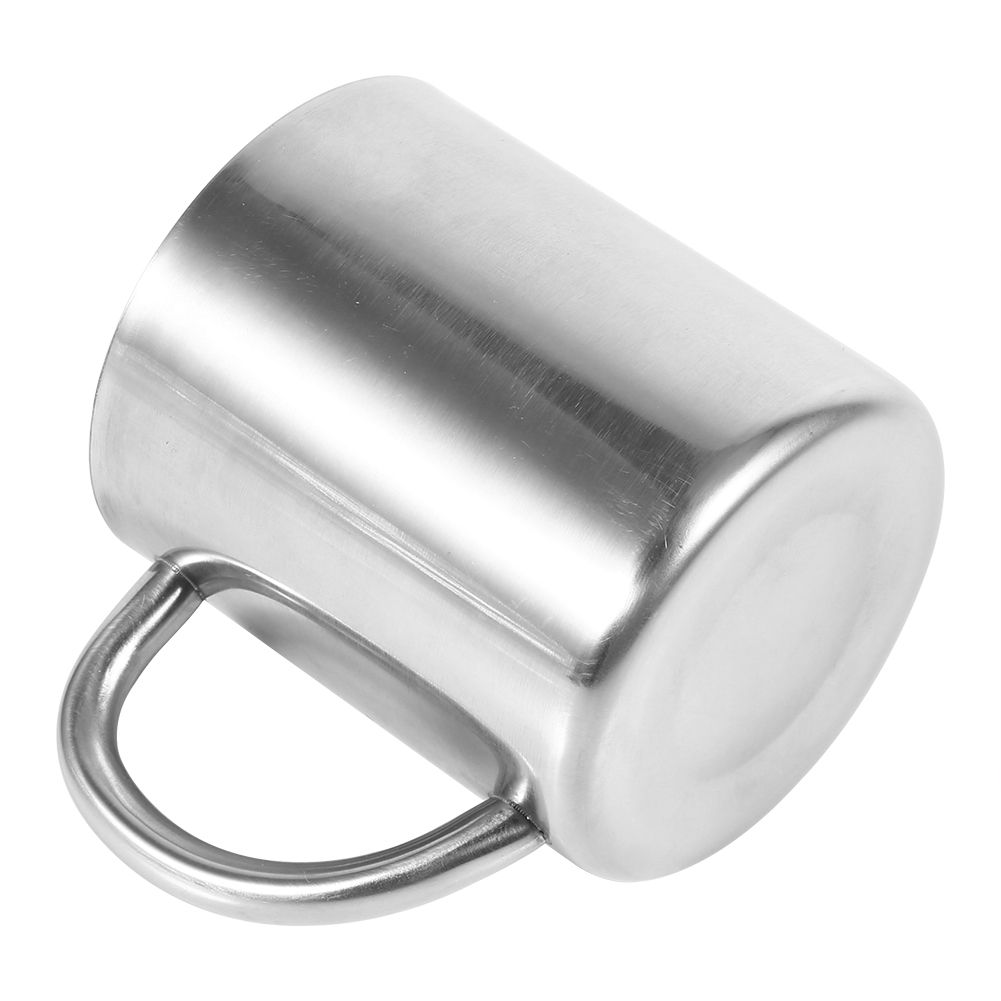 Portable Student Stainless Steel Double Wall Mug Travel Camping Coffee Tea view 5