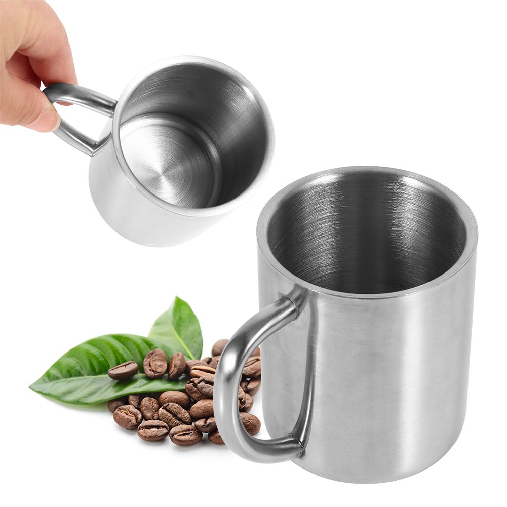 Portable Student Stainless Steel Double Wall Mug Travel Camping Coffee Tea view 11