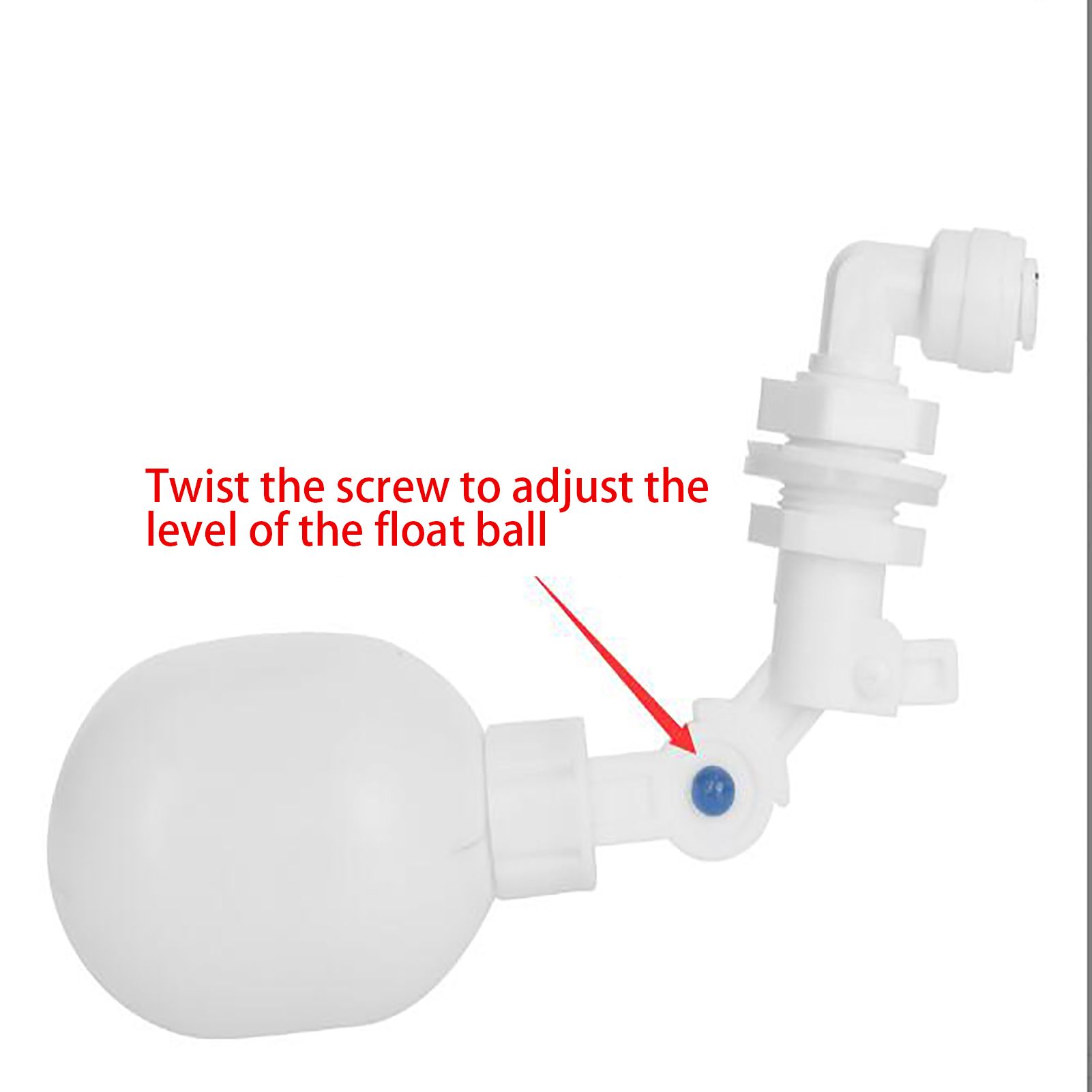 Mini Plastic Adjustable Float Valve For Aquarium RO DI Reverse Osmosis System view 9