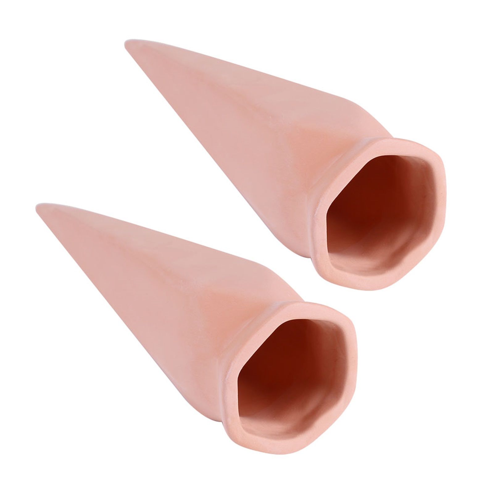 4Pcs Out/Indoor Terracotta Plant Watering Spikes Vacation Garden Stakes Self view 8