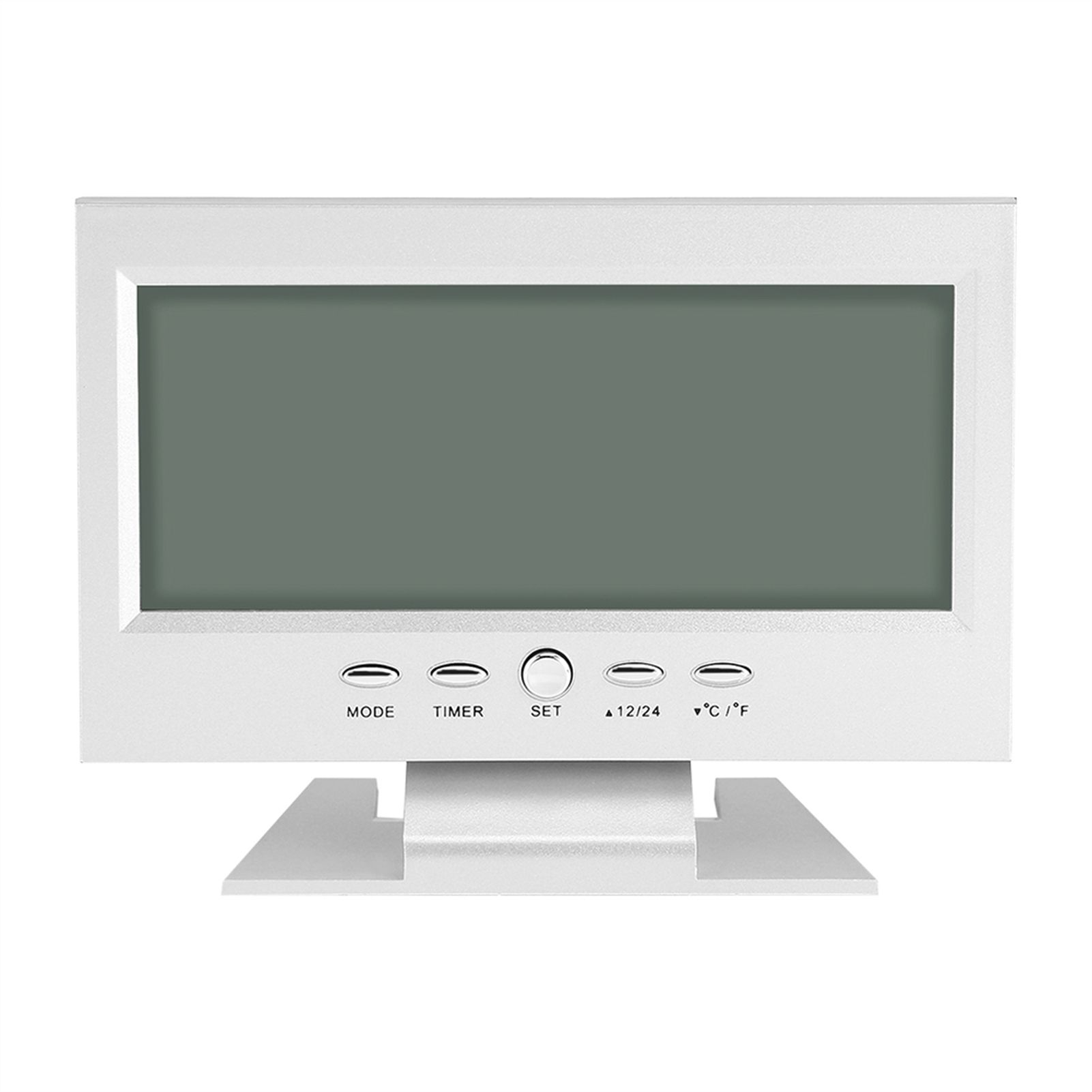 LCD Digital Sound Sensor Table Desk Alarm Clock with Calendar and Temp Display — image 1