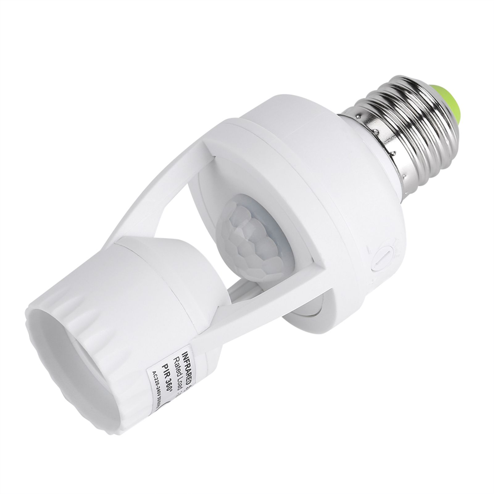 E27 LED Lamp Bulb Holder Light Switch Socket Adjustable Infrared Motion Sensor view 5