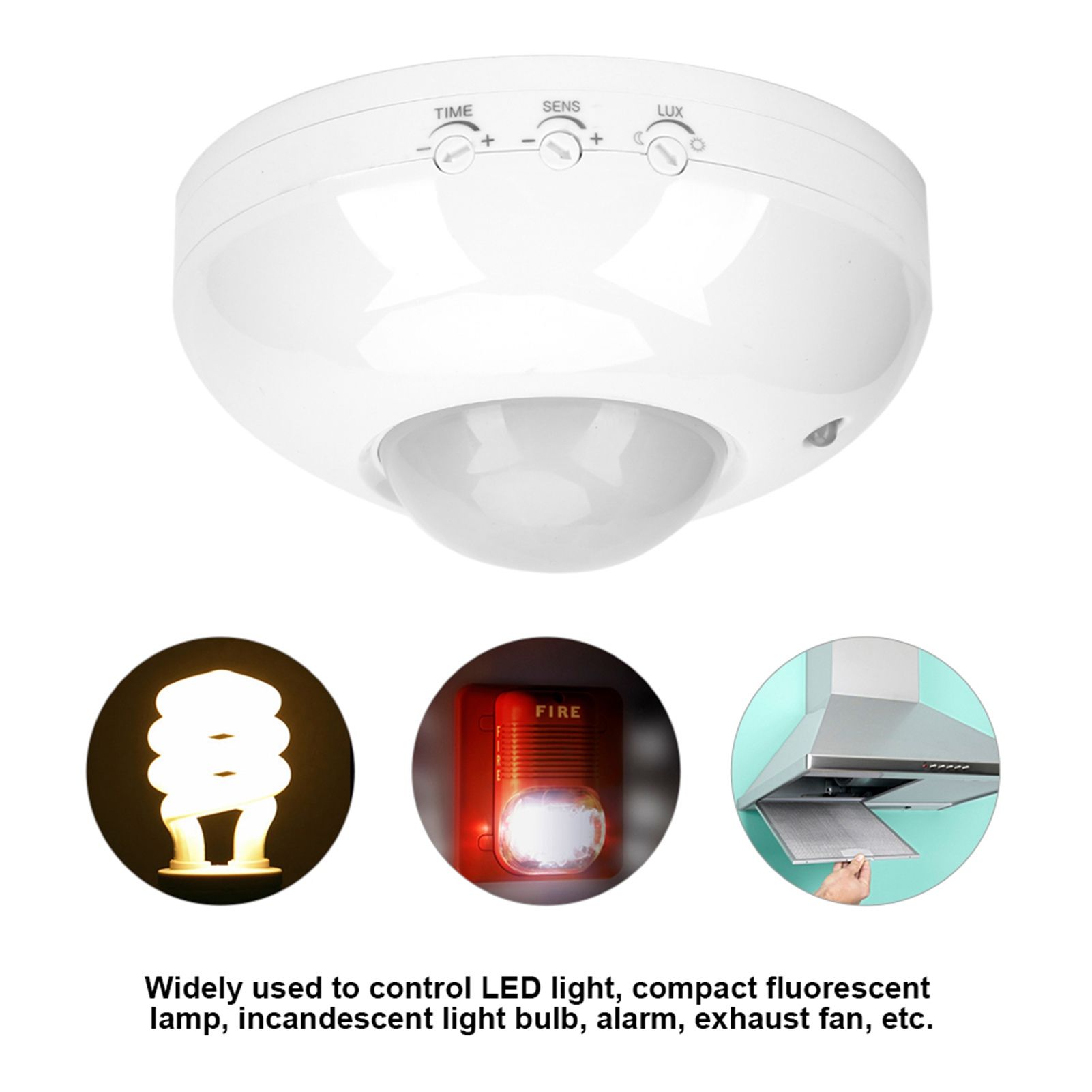 110V‑240V Adjustable Body Motion Movement Ceiling Infrared Sensor Detector view 13