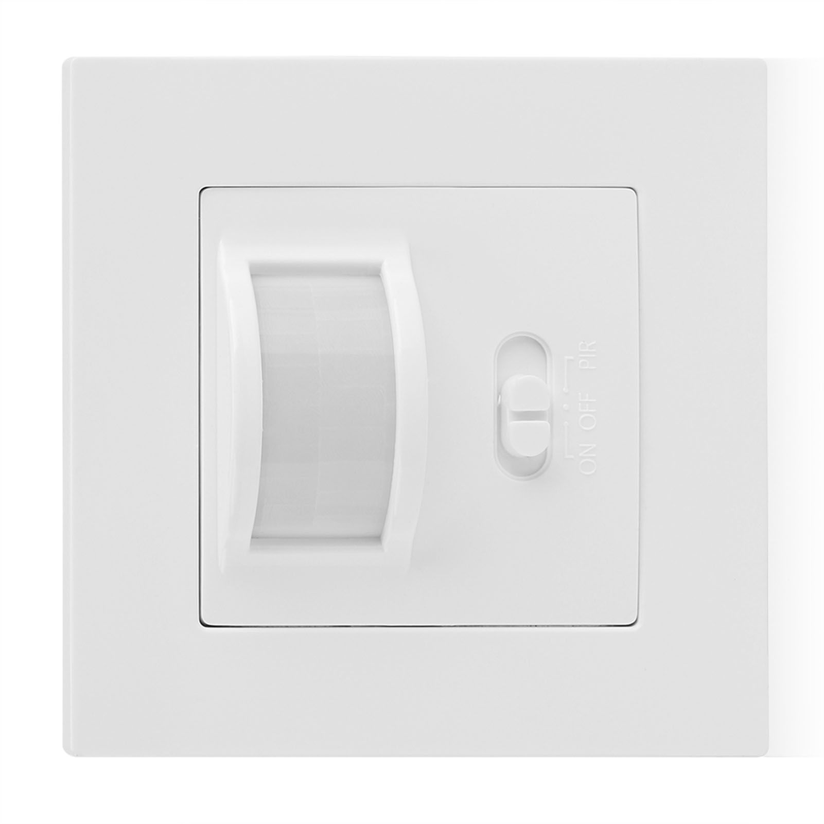 AC 110V‑240V Infrared PIR Motion Sensor Recessed Wall Lamp Light Bulb Switch view 3